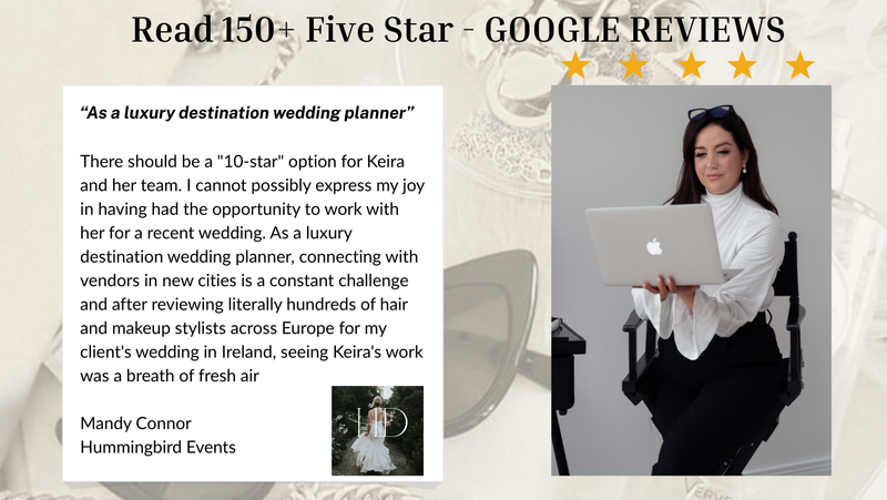 Wedding Hair and Makeup Collective €250