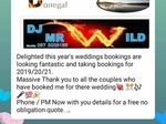 DJ Mr Wild €350